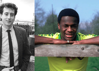 Peter Tatchell (Credit: Peter Tatchell) and Justin Fashanu (Credit: Kiwicanary from Flickr) (Creative Commons)