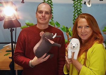 Little Woolly Vision founders Ed Hartwell and Sarah Simi