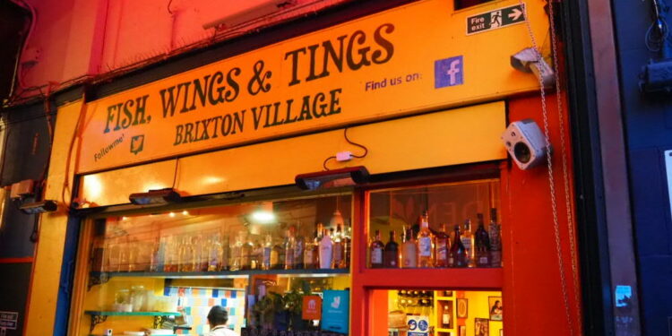Fish, Wings & Tings in Brixton Village Market