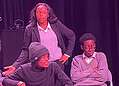 Students from St Thomas the Apostle School rehearse for their production of Model Behaviour.