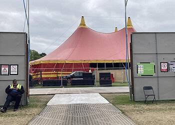 Brockwell Park festival site on June 5 2023. Photo by Robert Firth