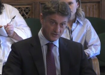 Michael Scorer, Southwark Council's strategic director for housing. Screenshot from Parliament TV