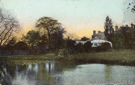 Postcard of Ruskin Park, Denmark Hill, Lambeth, circa 1900 - 1906