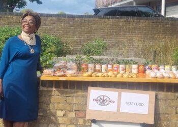 Henrietta Onyema starts a food bank in her garden for anyone who needs it.