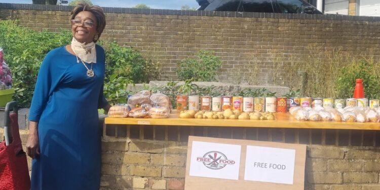 Henrietta Onyema starts a food bank in her garden for anyone who needs it.