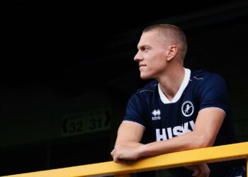 New signing Casper De Norre will be hoping for his first Millwall outing against Charlton. Image: Millwall FC