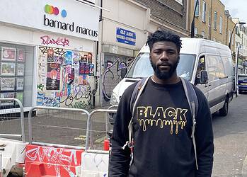 Half of one main road in Peckham has been left like a 'wasteland', say business owners.