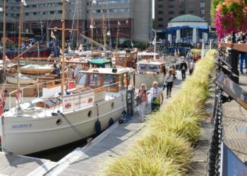 The Classic Boat Festival Returns to St Katharine Docks this September. Credit: The Classic Boat Festival