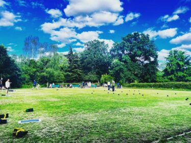 Peckham Bowls Club lawn. Credit: Peckham Bowls Club