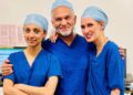 Plastic surgeons at Guy's do three months' worth of surgery in five days (L-R) Maleeha Mughal, Imran Ahmad, Pari-Naz Mohanna