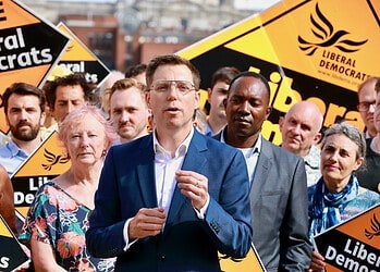 Rob Blackie was last month announced as the Liberal Democrats' 2024 London mayoral candidate. Photo from Liberal Democrats