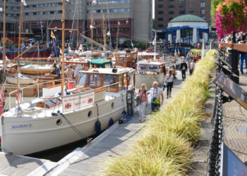 The Classic Boat Festival is on all weekend at St Katharine Docks Marina.