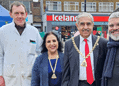 BID Manager Russell Dryden (far left) pictured with former Southwark Mayor Sunil Chopra is among the traders who say they've benefited from the BID. Credit Bermondsey BID