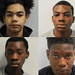 Convicted (left to right): Ryan Brown, Jason Smith, Jamie Marshall, Divon Henry-Campbell, Sorraviho Smith, Nyron John-Baptiste