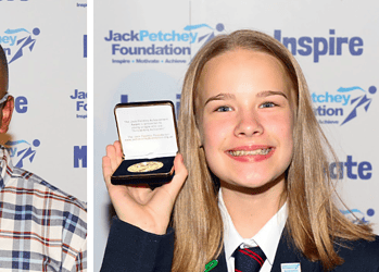 Roshawn Jenkins (left) and Rhea Kelly (right) both received awards. Credit: Jacket Petchey Foundation.jpeg