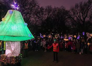 The lantern parade will end in Southwark Park.