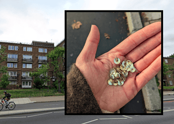 Bermondsey cyclists say they are being sabotaged by thumbtacks left out on the Jamaica Road cycle lane