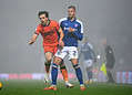 It was a bruising night for Millwall at Portman Road. Image: Millwall FC