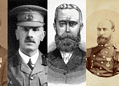 Left to right: Richard John Meade, William Bridges, Charles Mitchell, George Nares