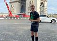 Ollie Tennant after the 2021 Paris Marathon