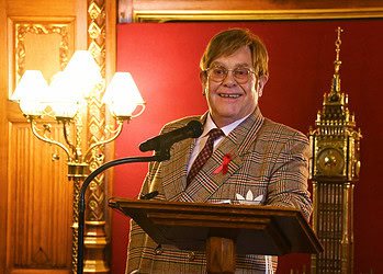 Sir Elton John spoke at Speaker's House last month. Photo Credit- Dave Benett
