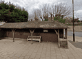 The wooden bus shelter on South Croxted Road. Image: Google