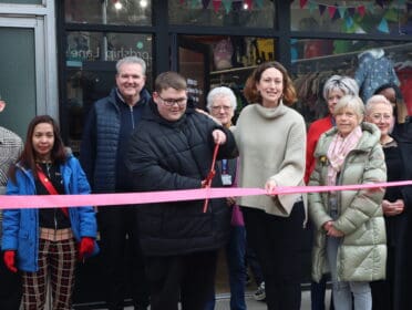 Eighteen-year-old Ben Parish did the honours at East Dulwich kids’ store reopening. Credit: St Christopher's 