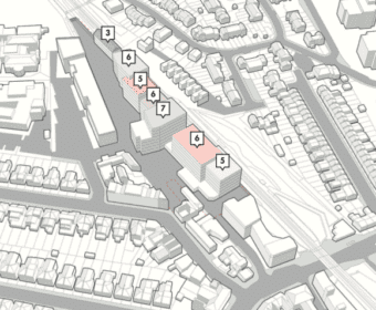 Plan showing the proposed storey heights. Image: Cresswick