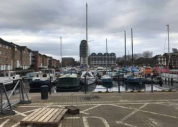 The South Dock Marina, Rotherhithe