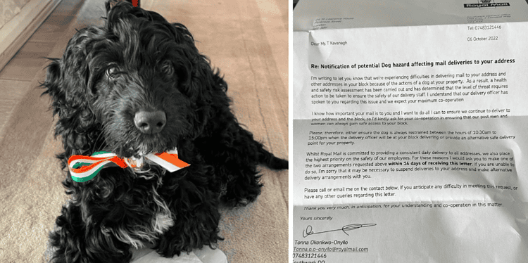 Coco (left) has been hit by a 'restraining order' by Royal Mail
