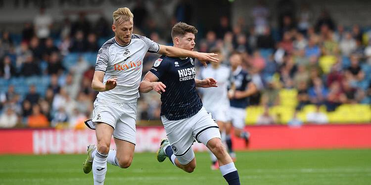 Kevin Nisbet is set for an extended period on the sidelines. Image: Millwall FC