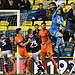 Lions keeper Matija Sarkic comes to punch away. Photo: Millwall FC