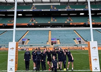 Bacon's College students at Twickenham. Image: Bacon's College