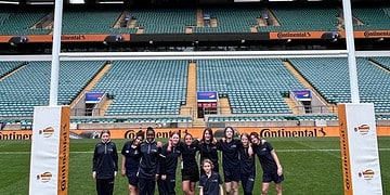 Bacon's College students at Twickenham. Image: Bacon's College