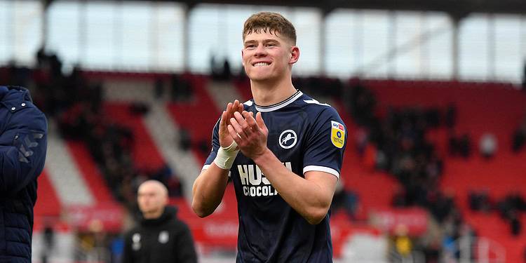 Charlie Cresswell quickly became popular with Millwall fans during his loan spell last season. Image: Millwall FC