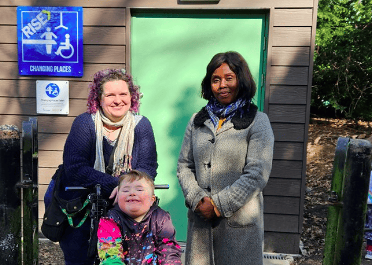 Cllr Evelyn Akoto (right) has hailed the new toilet. Credit: Southwark Council