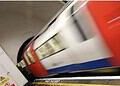 Stock image of a London Underground train