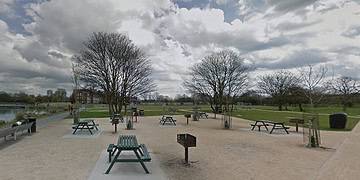 The BBQ area in Burgess Park closed in 2020.