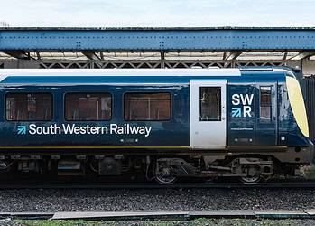 A Class-444 South Western Railway train. Credit: SWR