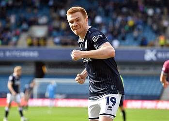 Duncan Watmore grabbed Millwall's third goal against Cardiff. Image: Millwall FC
