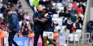 Michael Obafemi has started all but one game under Neil Harris. Image: Millwall FC