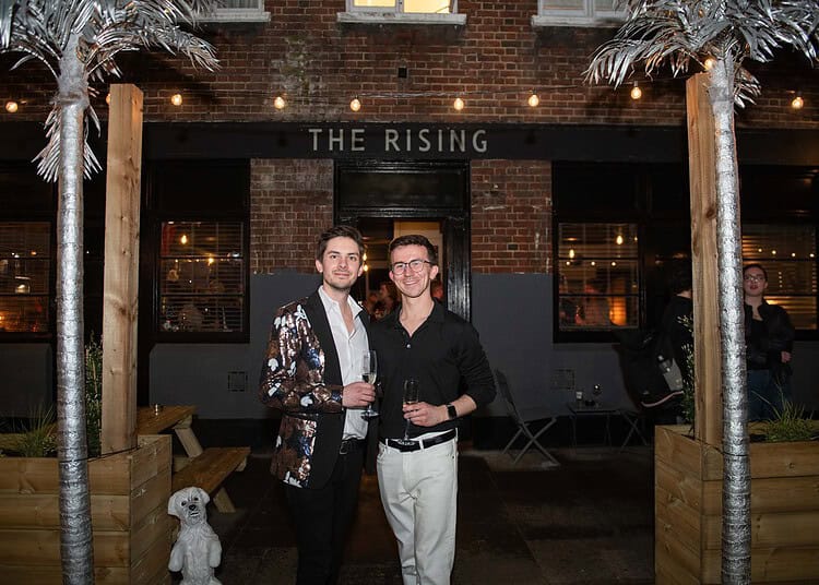 The Rising SE1 founders Simon Burke and Piers Greenlees.