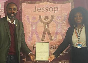 From left: Kenneth Baffoe, head of Jessop Primary School and Andrea Parker, executive headteacher of the BJS Federation