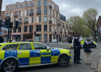 The incident occurred on St James's Road, Bermondsey
