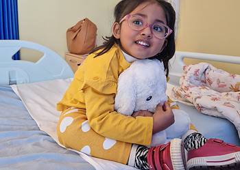 Khadijah in Evelina. Credit: Evelina Children's Hospital