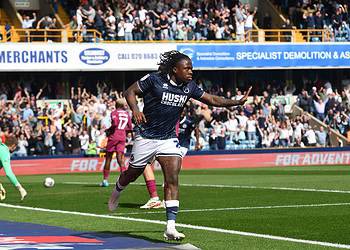 Michael Obafemi is finding his feet at Millwall. Image: Millwall FC
