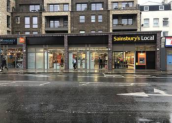 The new Sainsbury's Local on Camberwell Road