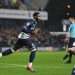 Tanganga celebrates after scoring against Leeds. Image: Millwall FC