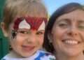 Ewa with her young son. Image: GoFundMe