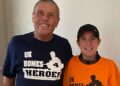 Kevin Downey and Sara Booker in their race tops